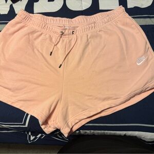 Nike Women's Soft Pink Athletic Shorts